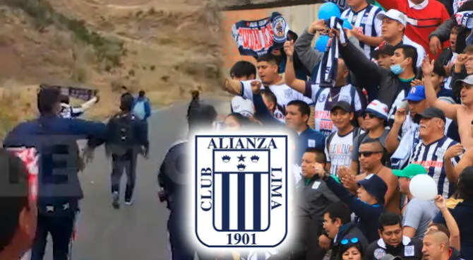 Hinchas de Alianza Lima realizaron caminata de 2 horas para llegar a Ayacucho